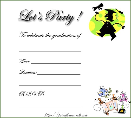 Make Graduation Invitations Online for Free to Print Free Graduation Announcements Free Graduation Invitations