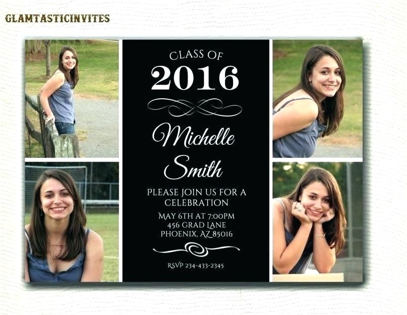 Make Graduation Invitations Walmart Walmart Graduation Invitations Plus Photo Graduation