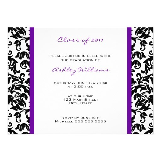 Make Your Own Graduation Invitations Free Choose Your Own Colour Graduation Invitations 14 Cm X 19