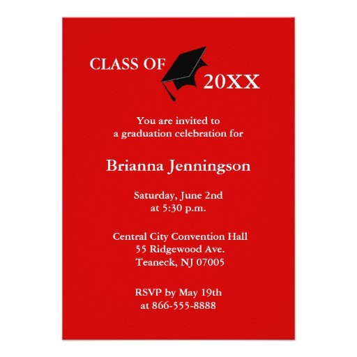 Make Your Own Graduation Invitations Free Create Your Own Graduation Invitation 6 Zazzle