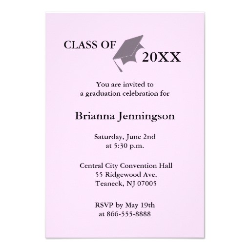 Make Your Own Graduation Invitations Free Create Your Own Graduation Invitation 7 9 Cm X 13 Cm
