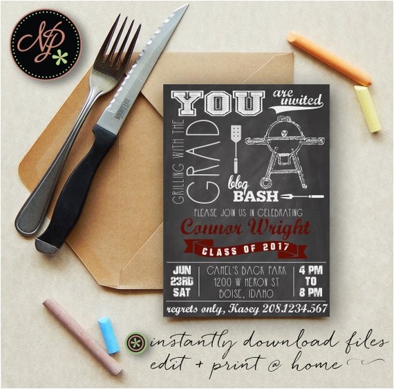 Maroon and White Graduation Invitations Graduation Invitation School Colors Maroon White