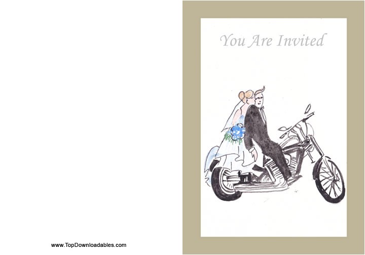 Marriage Harley Davidson Wedding Invitations Wedding Invitation Wording Wedding Invitation Jacket