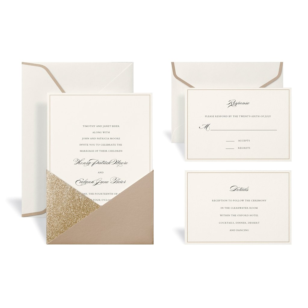 Michaels Printable Wedding Invitations Shop for the Gold Wedding Invitation Kit by Celebrate It