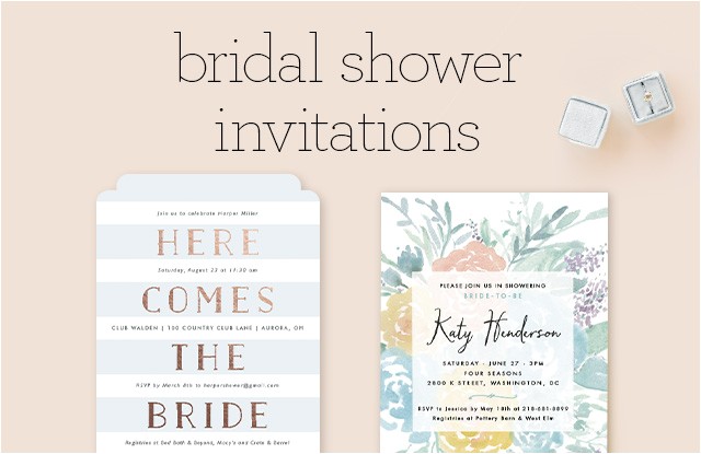 Minted Wedding Shower Invitations Bridal Shower Invitations Minted