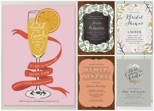 Minted Wedding Shower Invitations La Vie Jaime Cute Bridal Shower Invitations