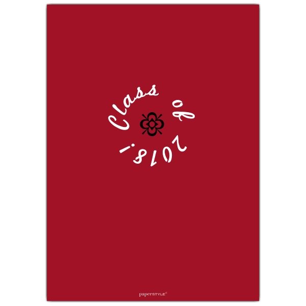 Monogram Graduation Invitations Monogram Circle Graduation Announcements Paperstyle