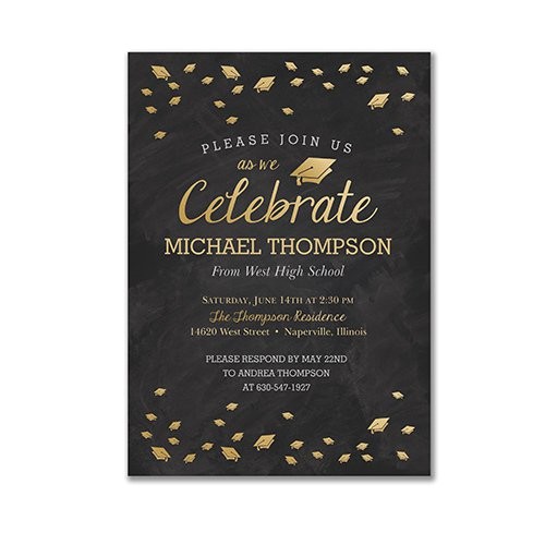 Monogram Graduation Invitations Personalized Celebrate Graduation Invitations Giftsforyounow