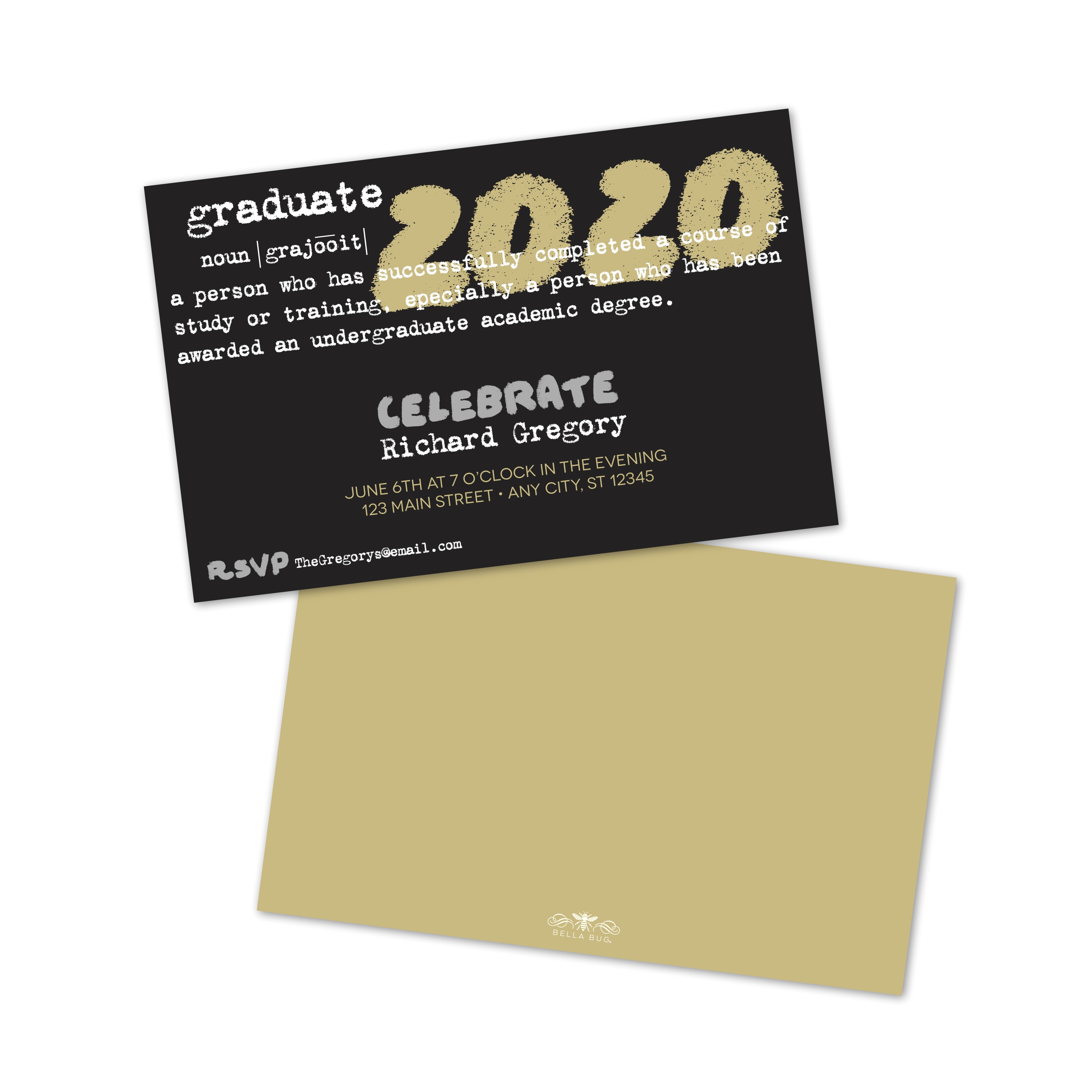 Monogrammed Graduation Invitations Graduate Definition Personalized Graduation Invitation