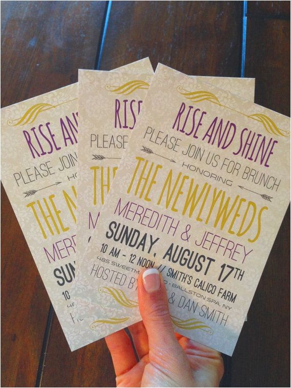 Morning Wedding Invitations 25 Best Wedding Brunch Invitations Images On Pinterest