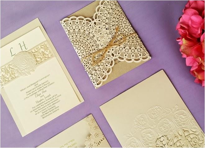 Most Beautiful Wedding Invitation Cards Lace Wedding Invitations A Fit for Every theme Bell with