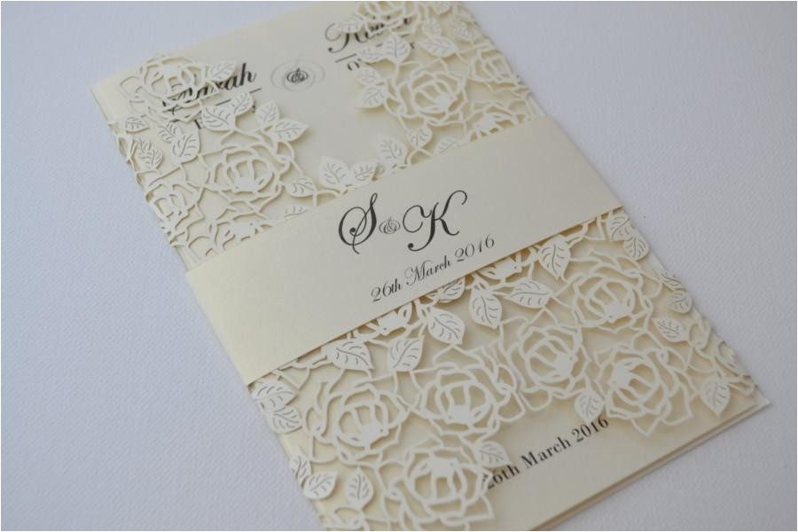 Most Beautiful Wedding Invitation Cards Laser Cut Wedding Invitations Ivory Laser Cut Wedding