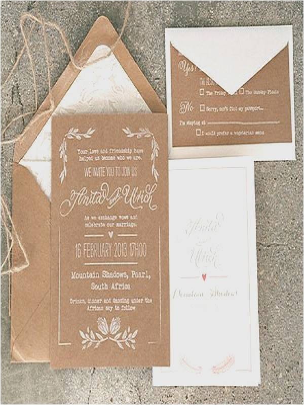 Natural Paper Wedding Invitations Natural Paper Wedding Invitations Weddinginvite Us