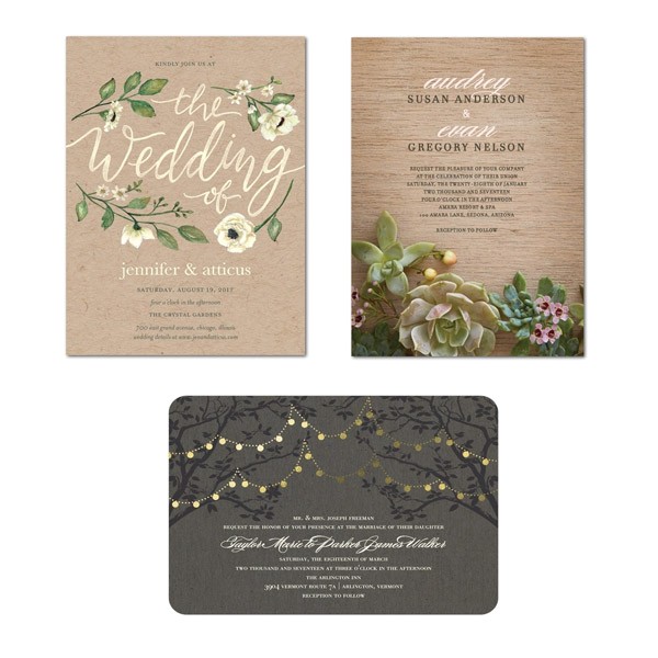 Natural Paper Wedding Invitations Wedding Paper Divas Invitations that are True to the Two