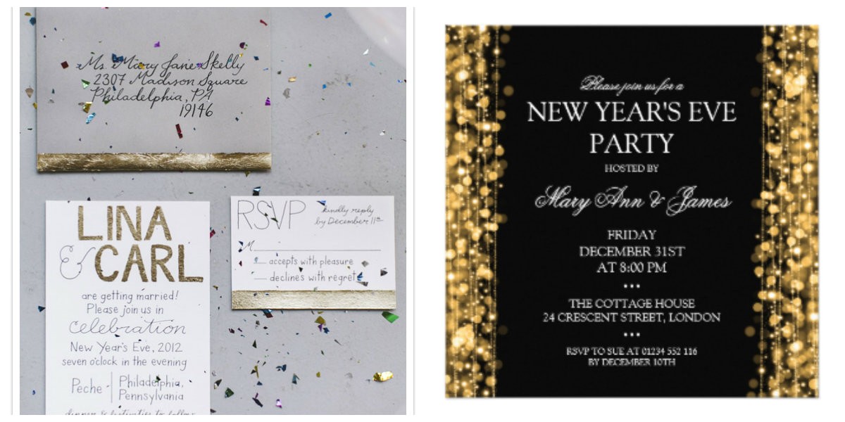 New Years Eve Wedding Invitation Ideas Inspiring Ideas for Arranging Wedding New Year Ev and New