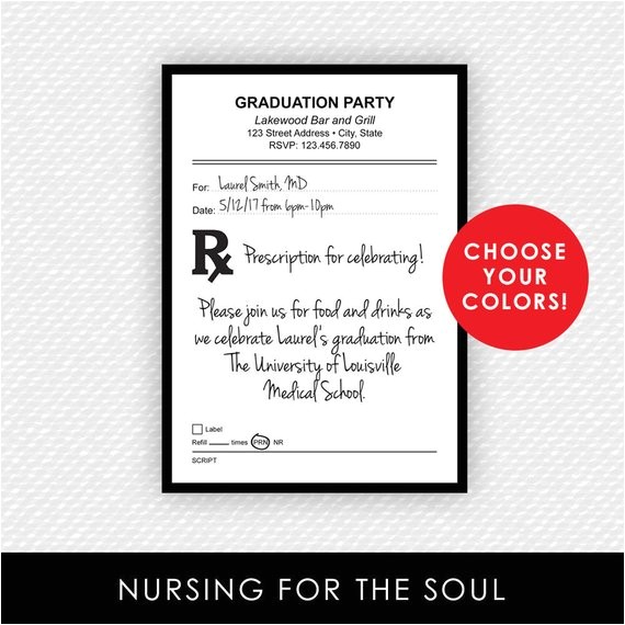 Nurse Practitioner Graduation Invitations Prescription Invitation Pharmacy Nurse Practitioner Np Nurse Practitioner Graduation Invitations Prescription Invitation Pharmacy Nurse Practitioner Np
