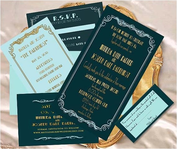 Old Hollywood themed Wedding Invitations Old Hollywood Glamour Wedding Invitation by