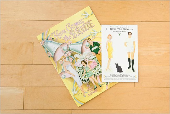 Paper Dolls Wedding Invitations Creative Ideas for Wedding Invitations Printingdeals org