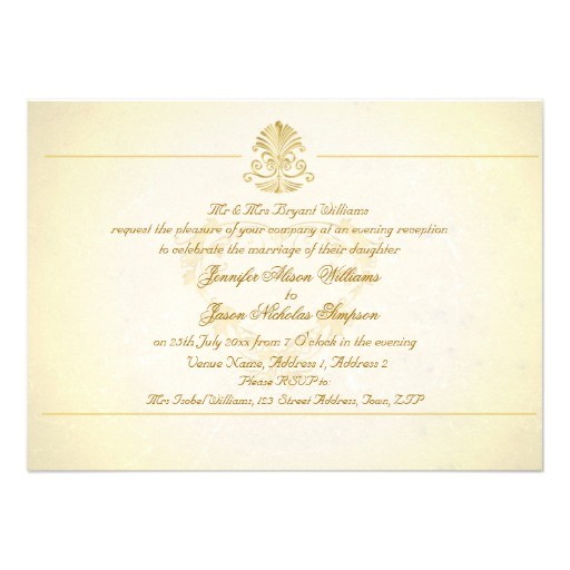 Parchment Paper for Wedding Invitations evening Wedding Invitation Vintage Parchment Paper 4 5 Quot X