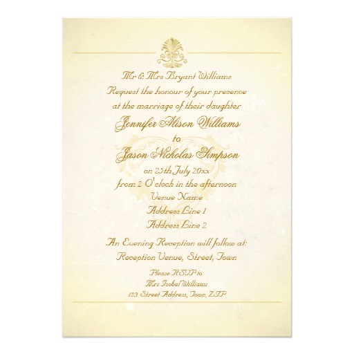 Parchment Paper for Wedding Invitations Wedding Invitation Vintage Parchment Paper Style 5 Quot X 7