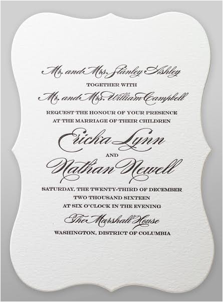 Parents Inviting Wedding Invitation Wording Say It with Style Wording Wedding Invitations