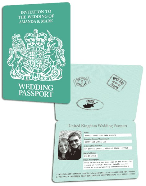 Passport Wedding Invitation Template Passport Wedding Invitations Template Free Download