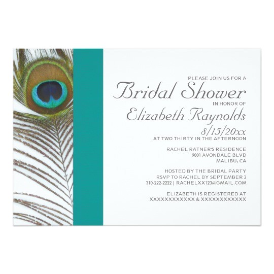 Peacock Wedding Shower Invitations Elegant Peacock Feather Bridal Shower Invitations Zazzle Com Peacock Wedding Shower Invitations Elegant Peacock Feather Bridal Shower Invitations Zazzle Com