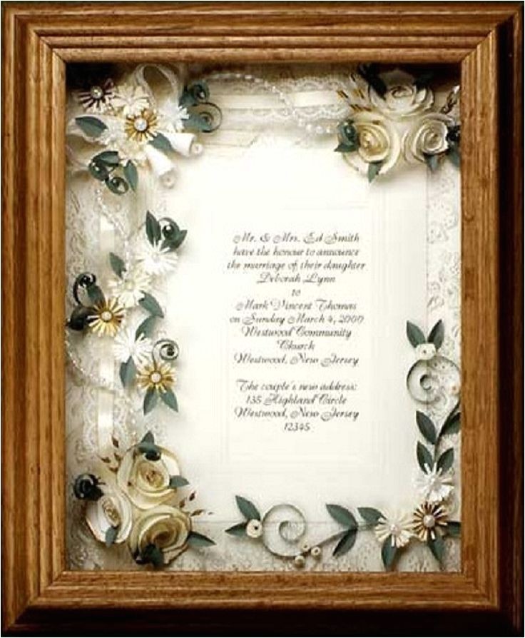 Picture Frame Wedding Invitations 17 Best Images About Wedding Invitations Framed Keepsake