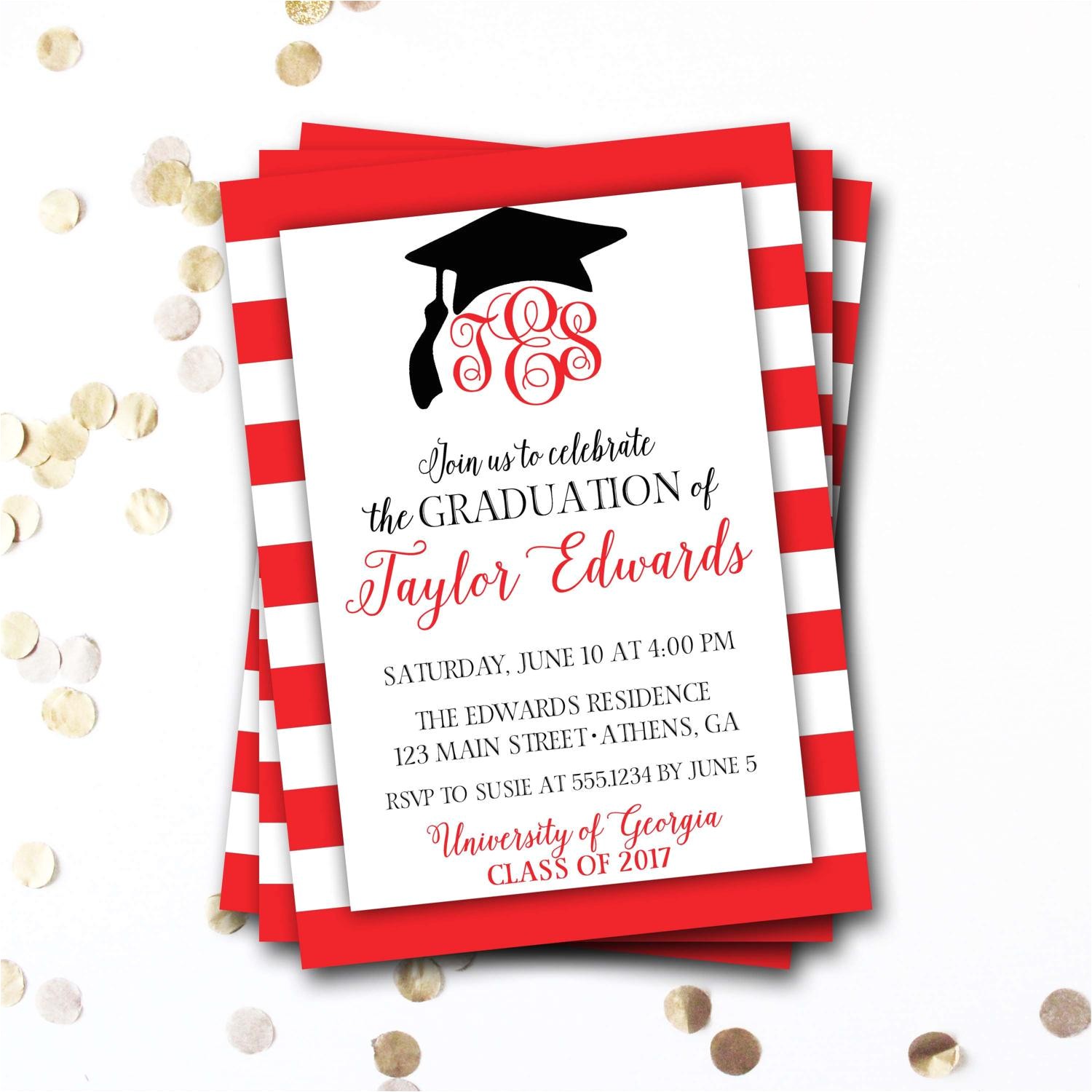 Picture Graduation Party Invitations Graduation Invitation Graduation Invitation Cards