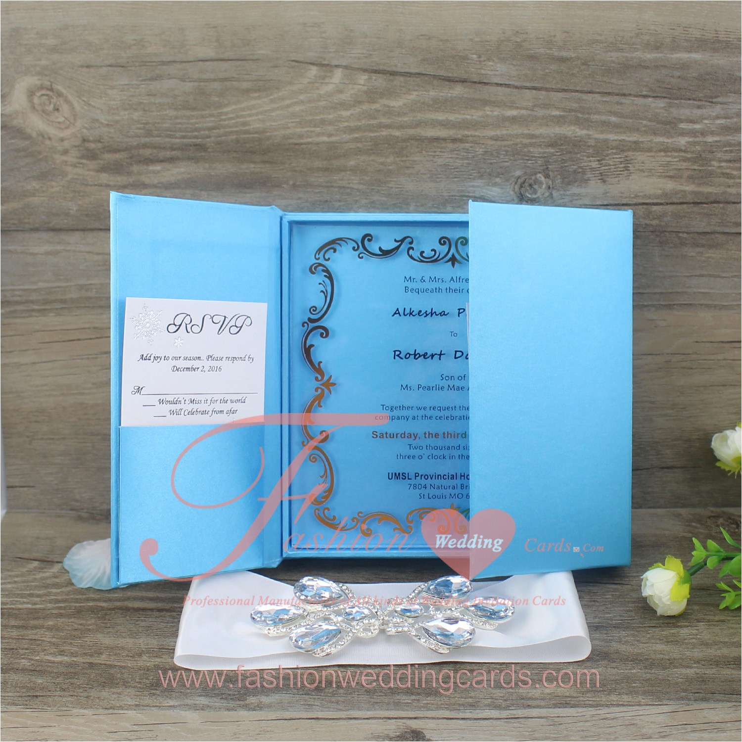 Plexiglass Invitations Wedding Acrylic Wedding Invitations with Silk Box Plexiglass