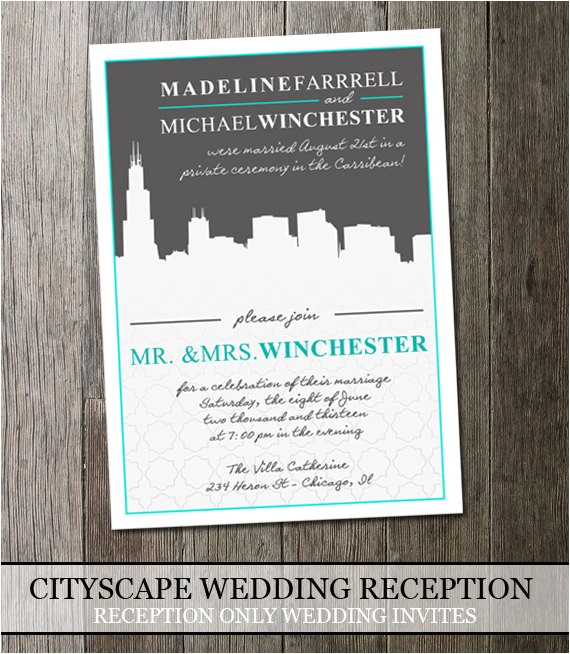 Post Wedding Reception Invitation Quotes Invitation Wording Post Wedding Reception Images