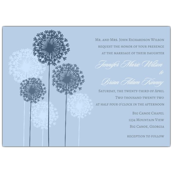 Powder Blue Wedding Invitations Dandelions Powder Blue Wedding Invitations Paperstyle Powder Blue Wedding Invitations Dandelions Powder Blue Wedding Invitations Paperstyle