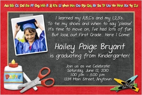 Pre K Graduation Invitations Prekindergarten Graduation Invitation