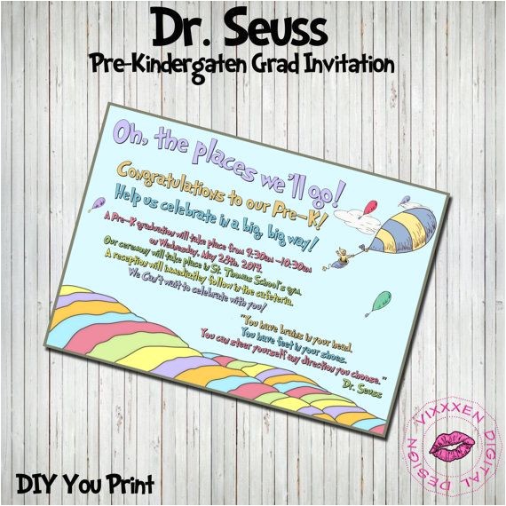 Pre Printed Graduation Party Invitations Dr Seuss Oh the Places You 39 Ll Go Graduation Invitation Pre Printed Graduation Party Invitations Dr Seuss Oh the Places You 39 Ll Go Graduation Invitation