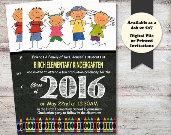 Pre Printed Graduation Party Invitations Kindergarten Graduation Announcement Preschool Graduation Pre Printed Graduation Party Invitations Kindergarten Graduation Announcement Preschool Graduation