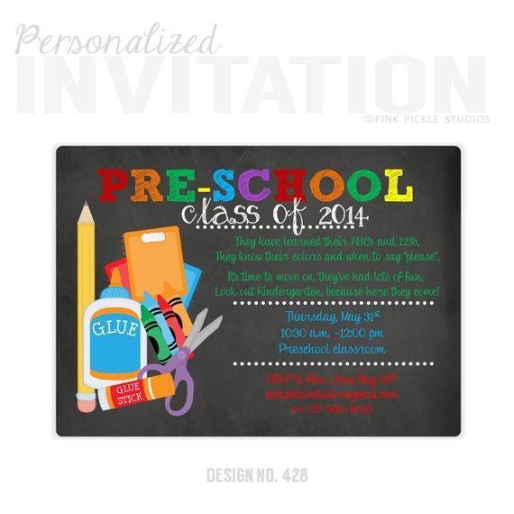 Pre Printed Graduation Party Invitations Preschool Graduation Invitations Pre School Graduation Pre Printed Graduation Party Invitations Preschool Graduation Invitations Pre School Graduation