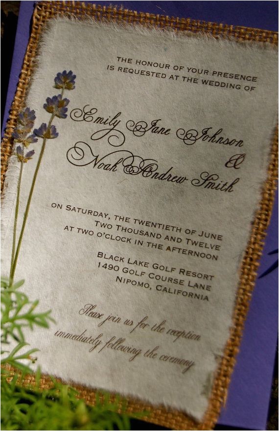 Premade Wedding Invitations 127 Best Images About Lavender Cards for Weddings On Pinterest