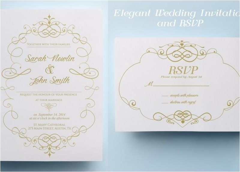 Premade Wedding Invitations Pre Made Wedding Invitations Cobypic Com