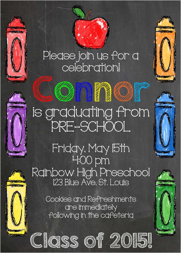 Preschool Graduation Invitation 43 Printable Graduation Invitations Free Premium