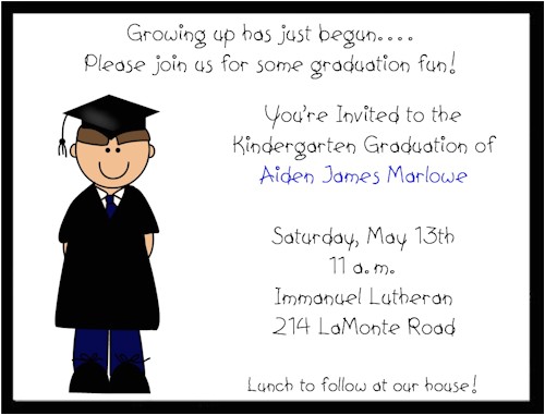 Preschool Graduation Invitation Wording Famous Invitations Preschool and Kindergarten Graduation