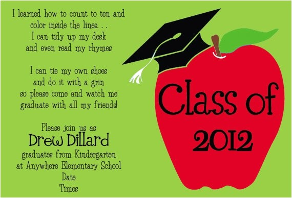 Preschool Graduation Invitation Wording Love This Invitation Wording for Kindergarten Graduation