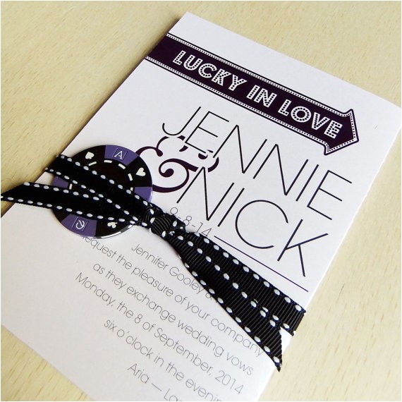 Printable Las Vegas Wedding Invitations Destination Wedding Invitation Custom Printable Pdf