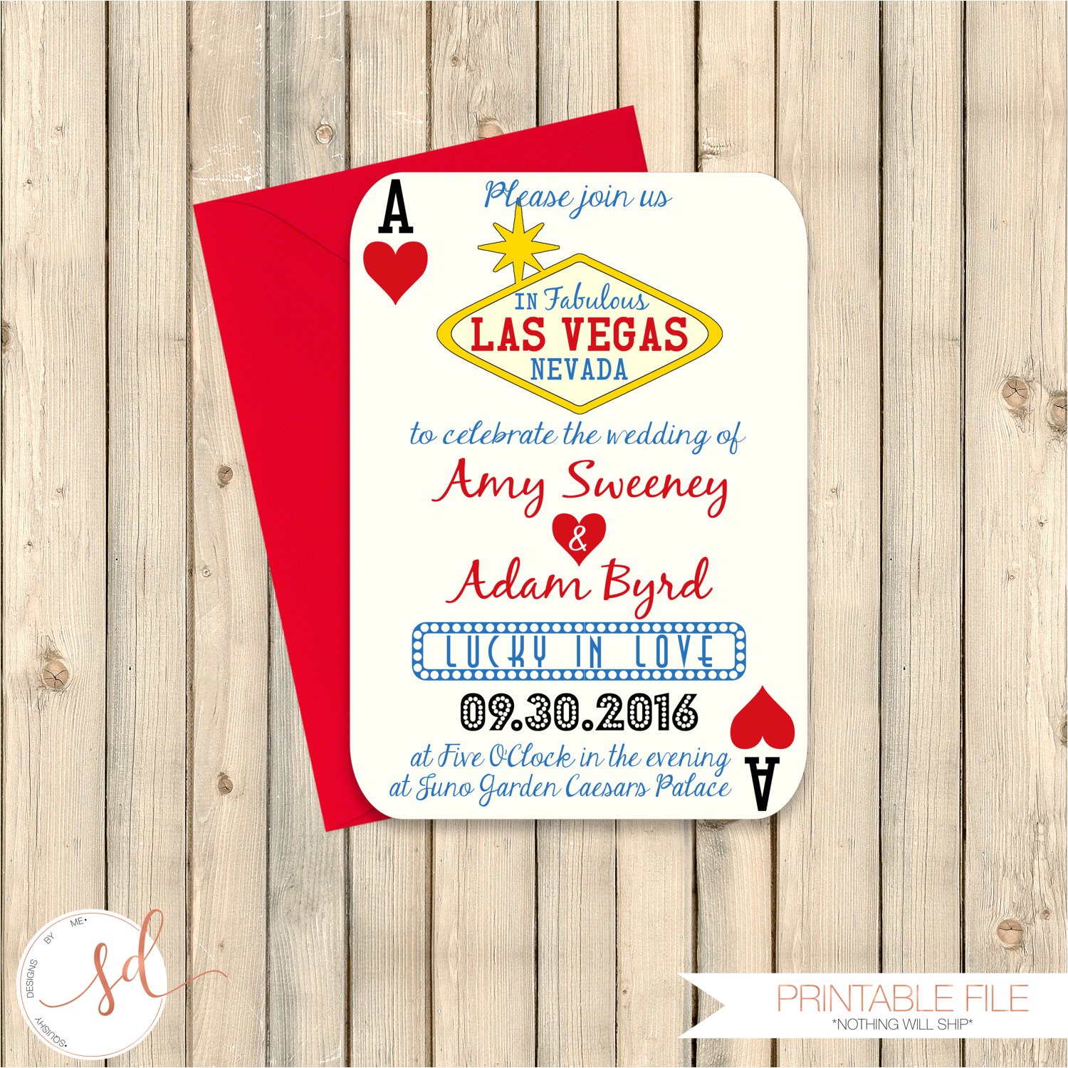 Printable Las Vegas Wedding Invitations Las Vegas Wedding Invitation Poker Playing Card Vegas Wedding