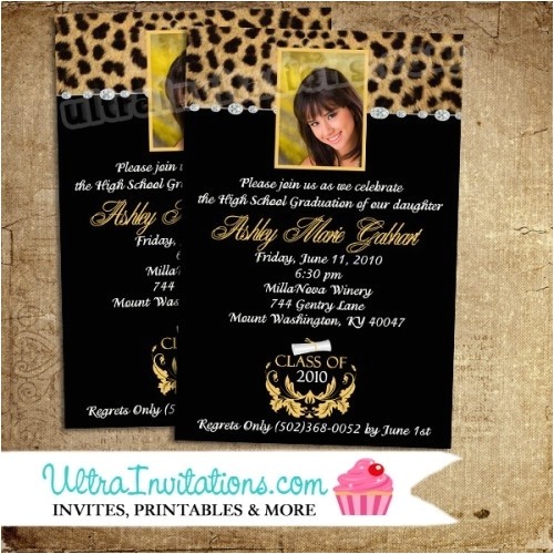 Printing Graduation Invitations at Home Print Graduation Invitations Cobypic Com