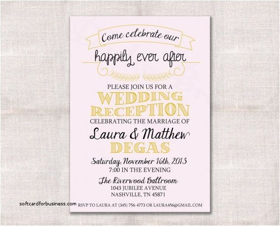 Reception Invitations after Private Wedding Reception Invitations Only Wedding Reception Invitation