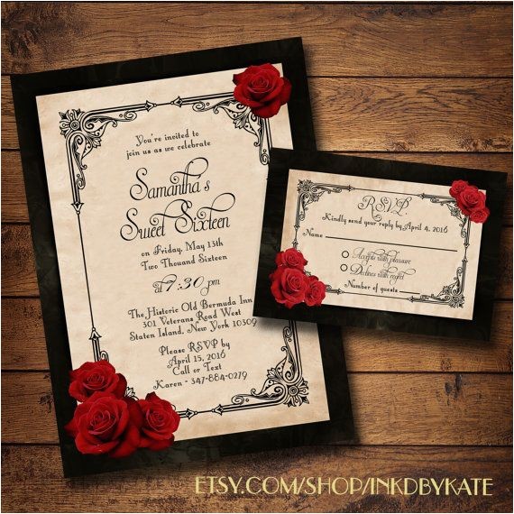 Red and White Wedding Invitation Templates Wedding Invitation Templates Black and Red Wedding