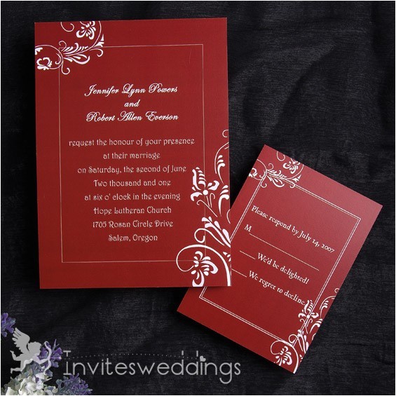 Red and White Wedding Invitation Templates Wedding Invitation Templates Red and White Wedding