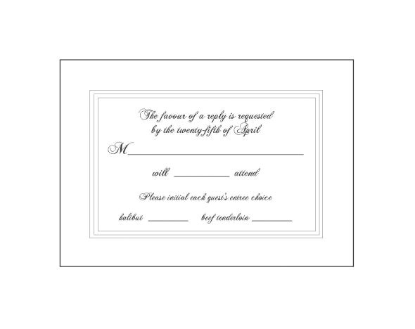 Response Card for Wedding Invitation Wording Response Card Wording Minus the Wiggle Room Weddingbee
