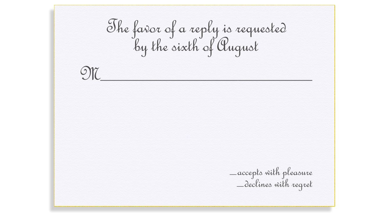 Response Card for Wedding Invitation Wording Wedding Invitation Reply Card Wording Wedding Invitation