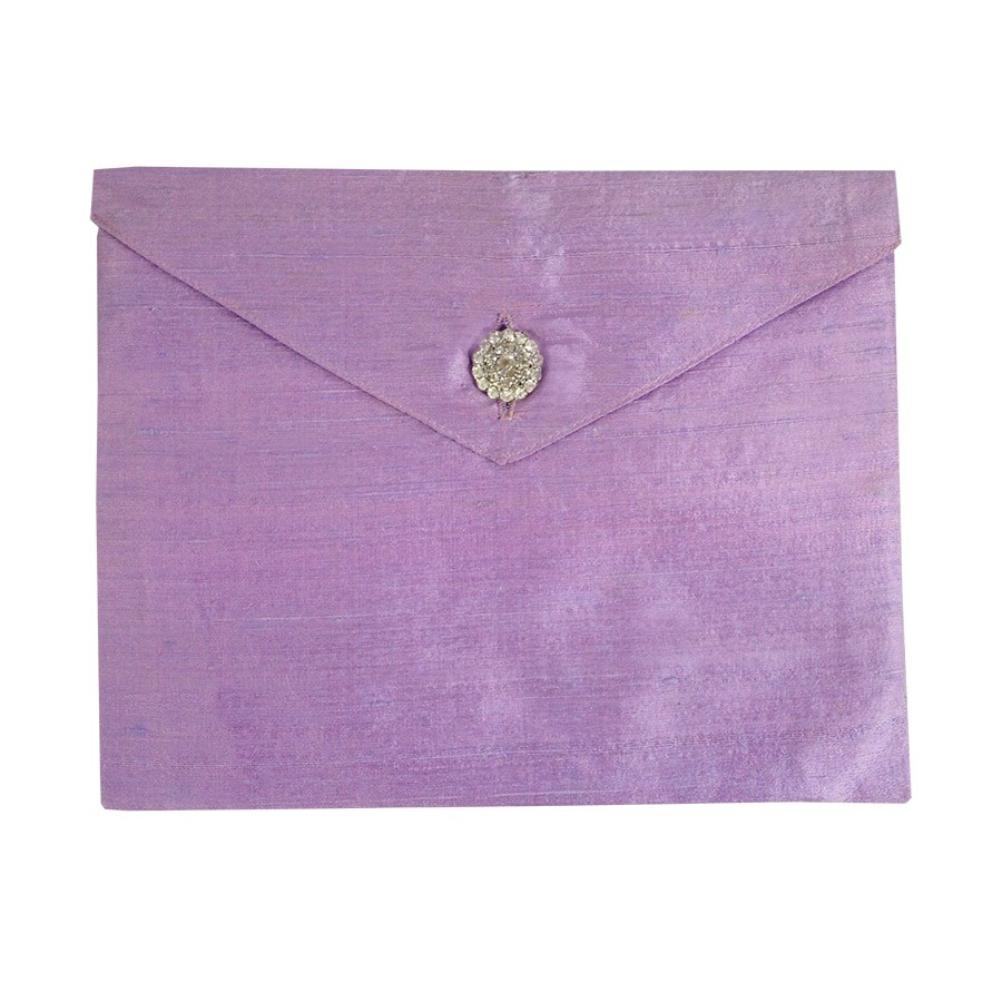 Rolling Wedding Invitation Cards Lavender Dupioni Silk Invitation Envelope the Luxury